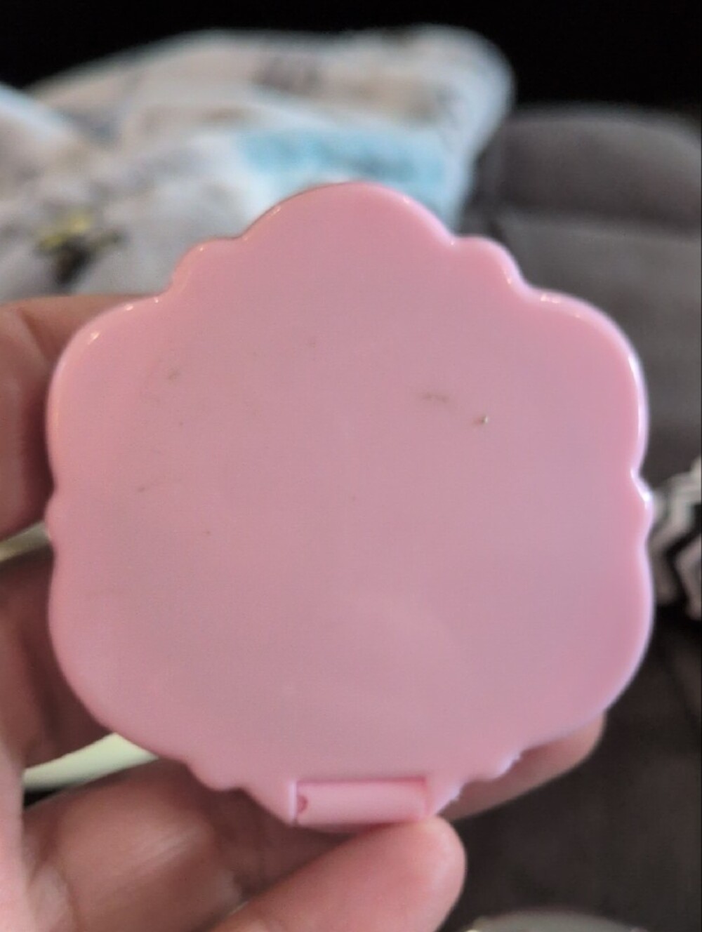 Pink Rose Compact Mirror - Picture 3 of 4